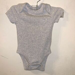 Kids-Baby Gap gray ribbed onesie and pants set- 3-6 months